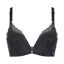 美姿勢サポートブラ ブラジャー ヒーリングウェーブ, ブラック, product image number 0