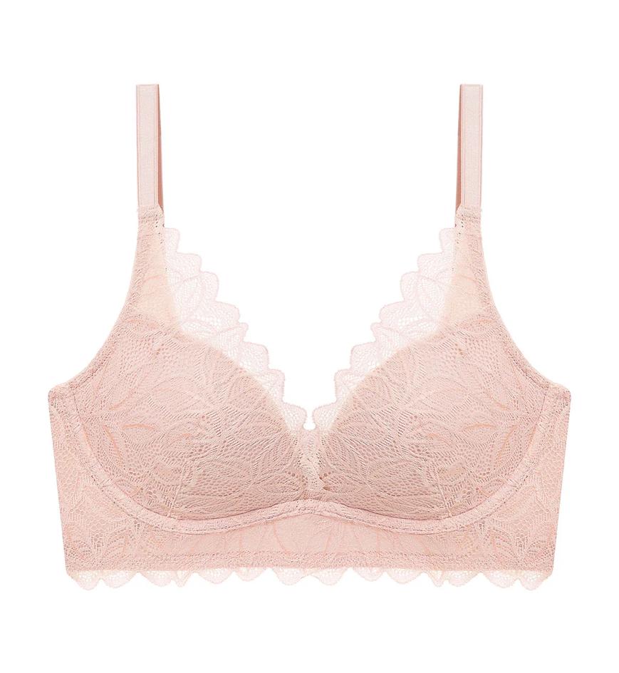 Triumph Aqua Organic Non-Wired Push Up Bra - Foundation nude - Push Up Bra