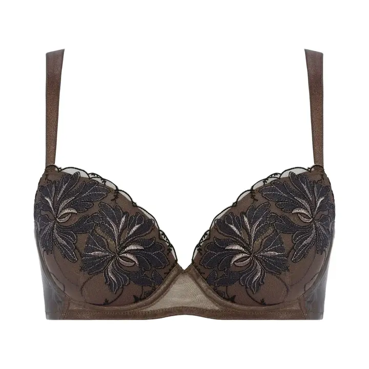 【SALE】トリンプ プレミアム ゴールドレーベル4003 ブラジャー, ブラウン, product image number 0