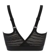 スロギー フリー オールラウンド レース カップ付きハーフトップ ラージ, ブラック, product image number 1