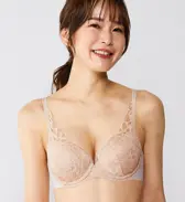 【SALE】秘めわざ628 ブラジャー, ベージュ, model image number 0