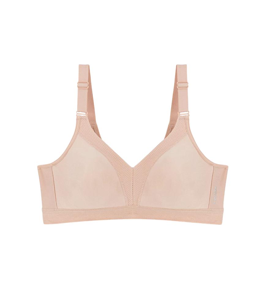 Triumph TRIACTION WELLNESS WIREFREE BRA - Neutral beige - Sport