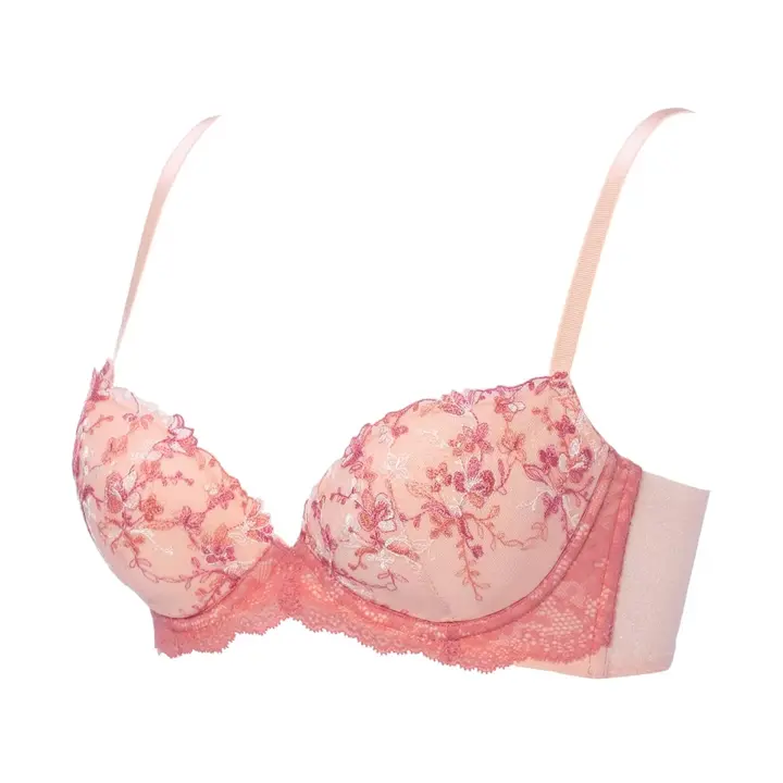 【SALE】チャーミングラマー(R)スリムライン ブラジャー ブルーミングブーケ, ピンク, product image number 2