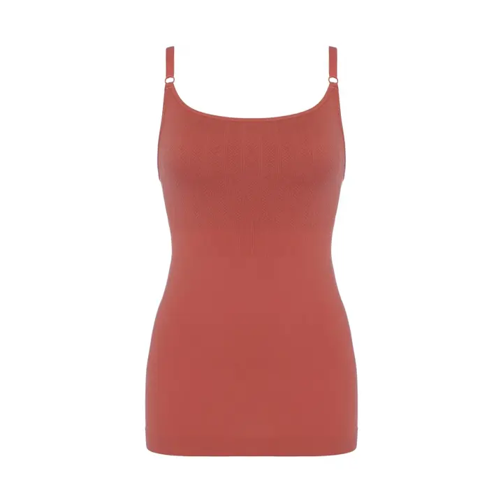 コンフォートストレッチブラトップ, オレンジ, product image number 0