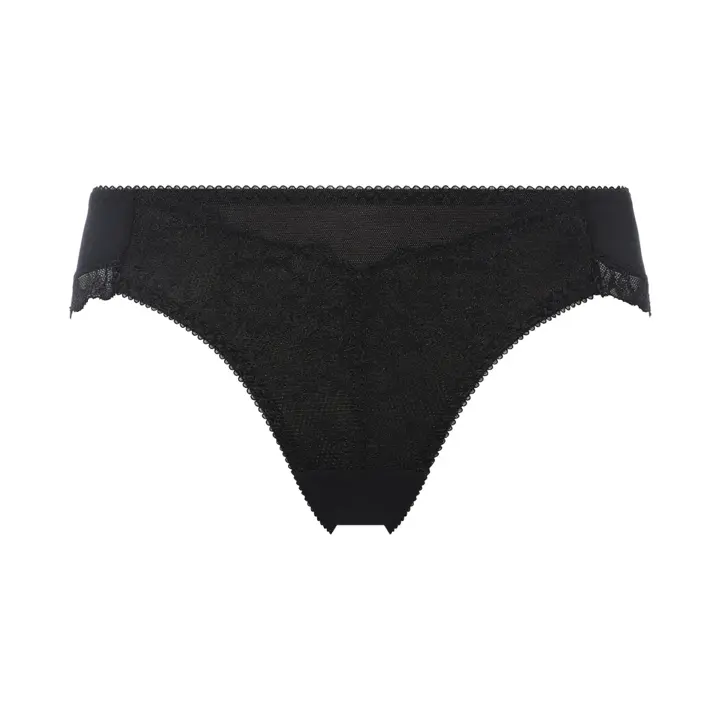 天使のブラ スリムライン632 レギュラーショーツ【一部カラーSALE】, ブラック, product image number 0