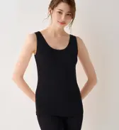 デイリートリンプ5410 袖なしトップ, ブラック, model image number 0