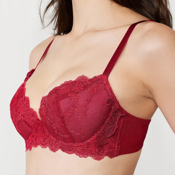 【SALE】レッドレーベル バイ トリンプ0114 ブラジャー, レッド, model image number 4