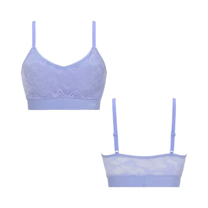 スロギー ゴー オールラウンド レース カップ付きハーフトップ, ブルー, product image number 5