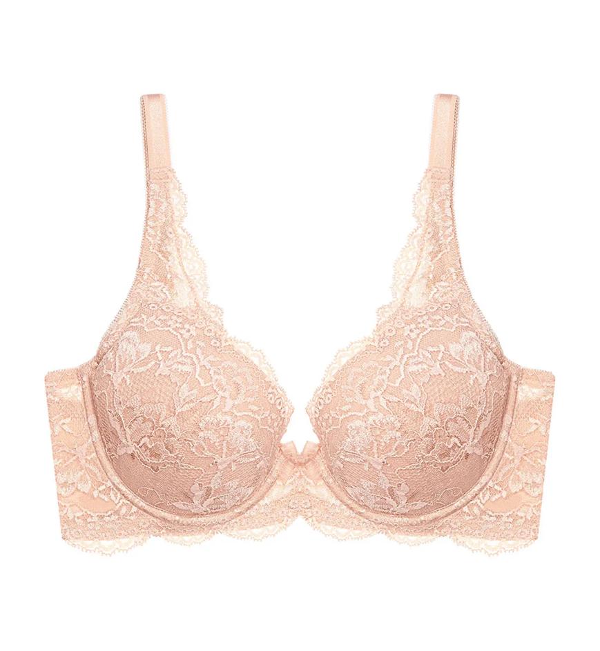 Triumph Natural Elegance Wired Half Cup Padded Bra - Neutral beige - Wired