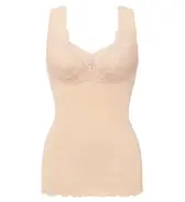 【SALE】楽ソフト カップ付インナー6020 タンクトップ, ベージュ, product image number 0