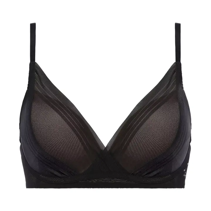 エス バイ スロギー シアー ノンワイヤーブラ, ブラック, product image number 0