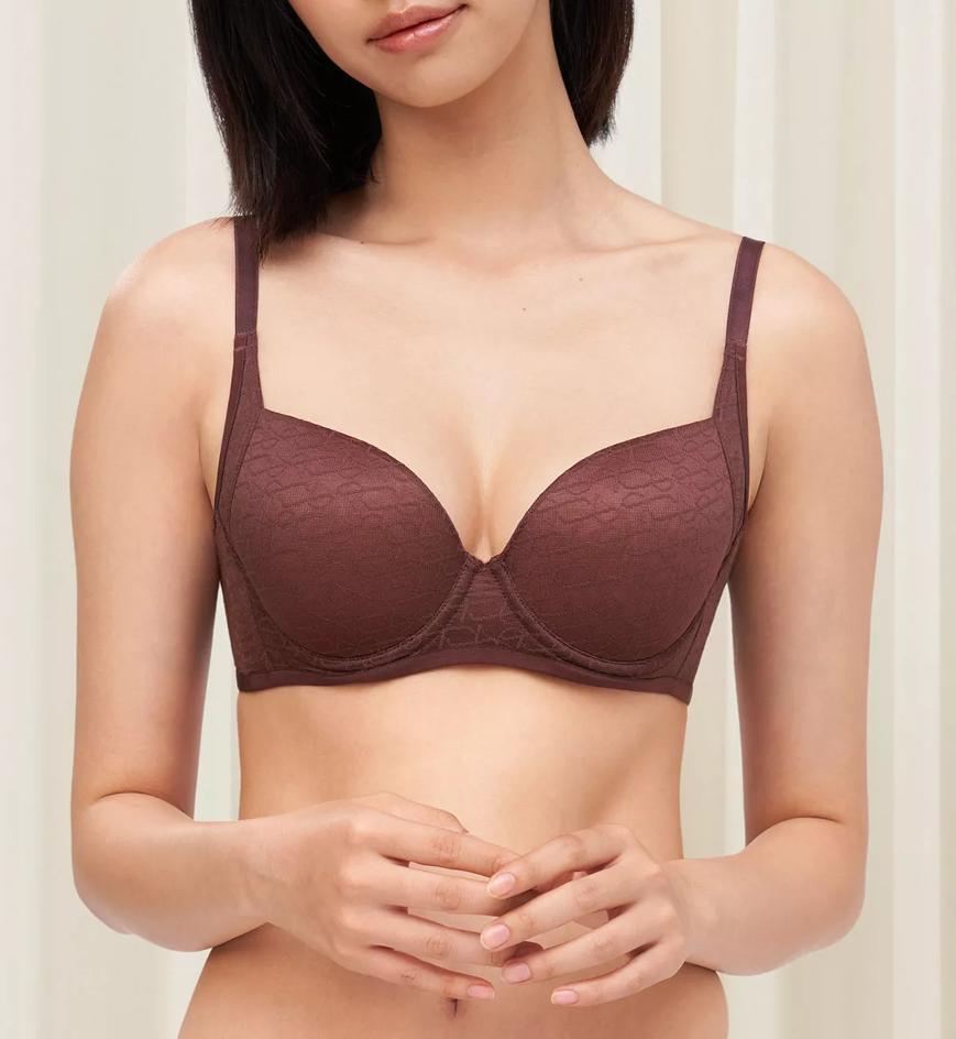 Triumph Signature Sheer 系列鋼圈薄墊胸圍 - Decadent chocolate - 有鋼圈
