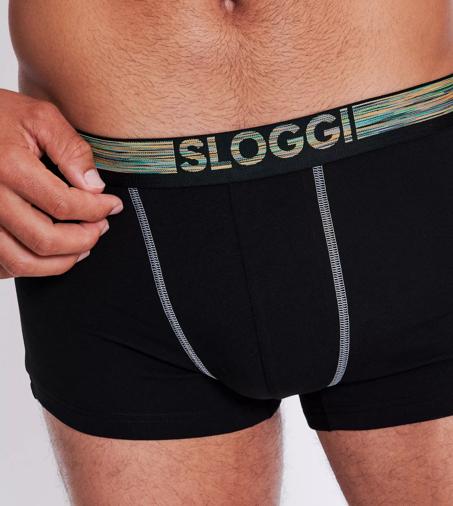 SLOGGI MEN GO ABC NATURAL in BLACK