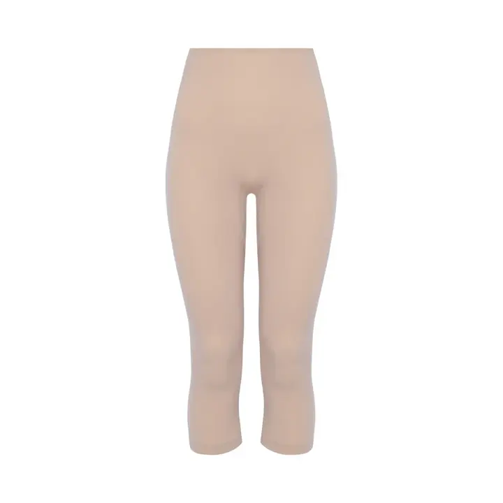 やわらか綿100インナー5310 7分丈ボトム, ベージュ, product image number 0