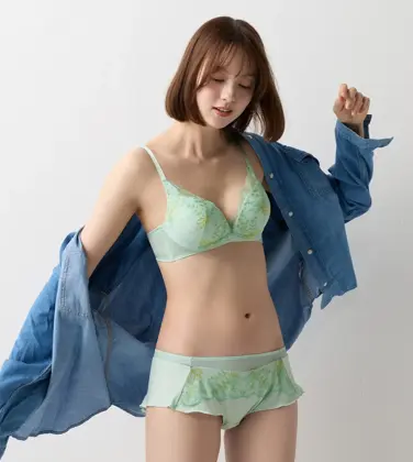 夢みるブラ ノンワイヤー ブラジャー レインボーリリー