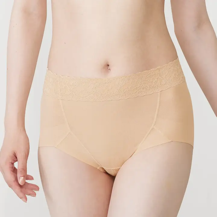 ボディライナー7020 サニタリー(はきこみ深め), ベージュ, model image number 0