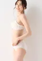 【WEB/アウトレット限定】チャーミングラマー(R)ラインアートステッチ