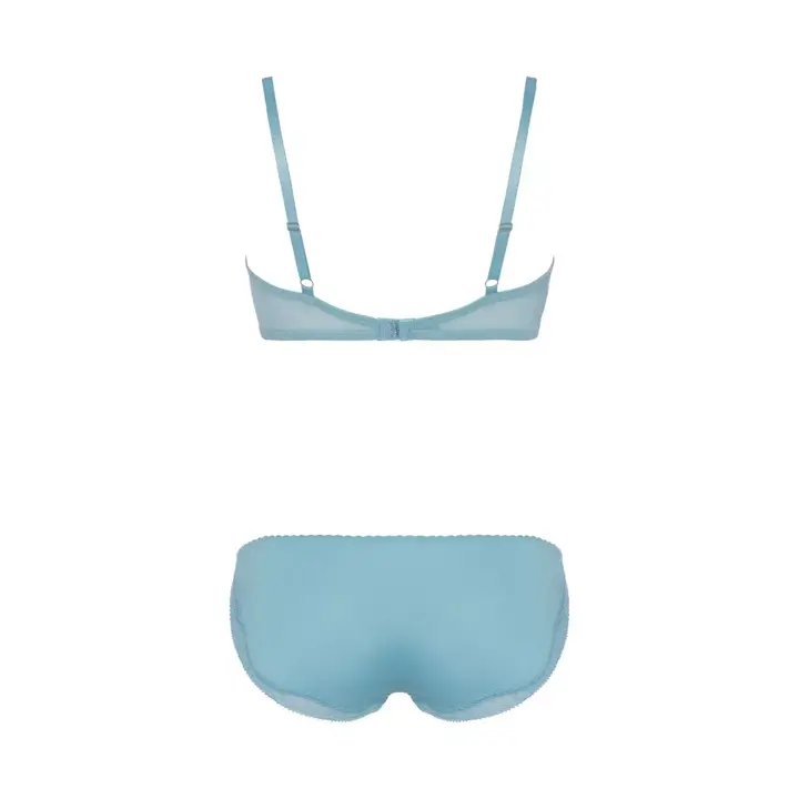 【SALE】DeepV ブラ＆ショーツセット2 クラシカルレース, イエロー, product image number 2