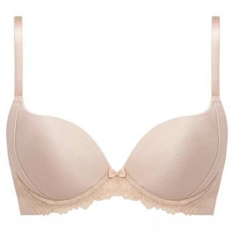 【SALE】天使のブラ(R) スリムライン502 ブラジャー (スムースタイプ), ベージュ, product image number 0