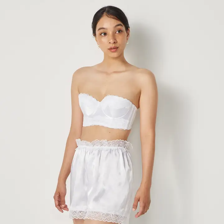 ブライダルインナー フレアパンティ(ウエディング フレンチパンティ フレアパンツ), ホワイト, model image number 1