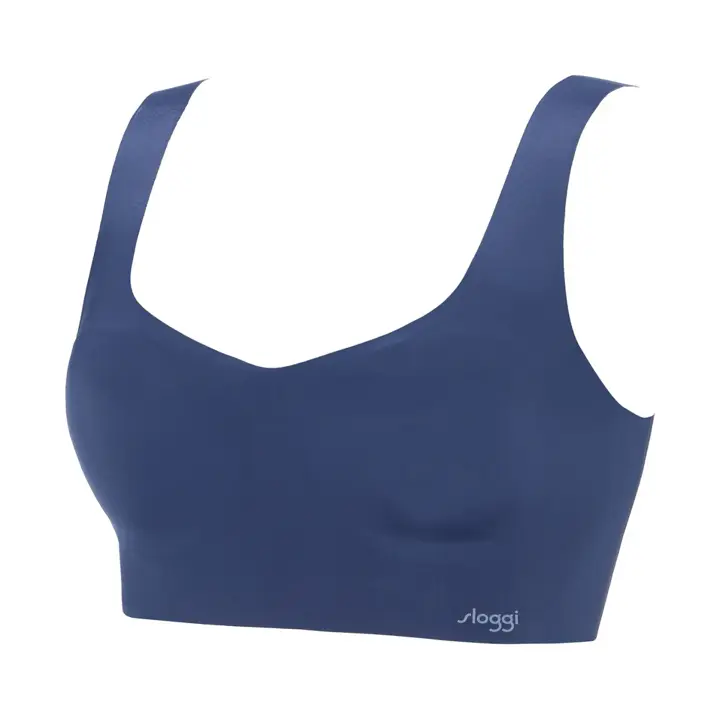 【WEB限定】スロギー ゼロ フィール(R) ベーシック 2 ハーフトップ【一部カラーSALE】, ブルー, product image number 2