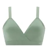 スロギー フリー オールラウンド ハーフトップブラ ラージ【一部カラーSALE】, グリーン, product image number 0