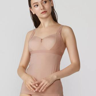 エス バイ スロギー ロージー ウッズ カップ付きキャミソール, ピンク, model image number 0