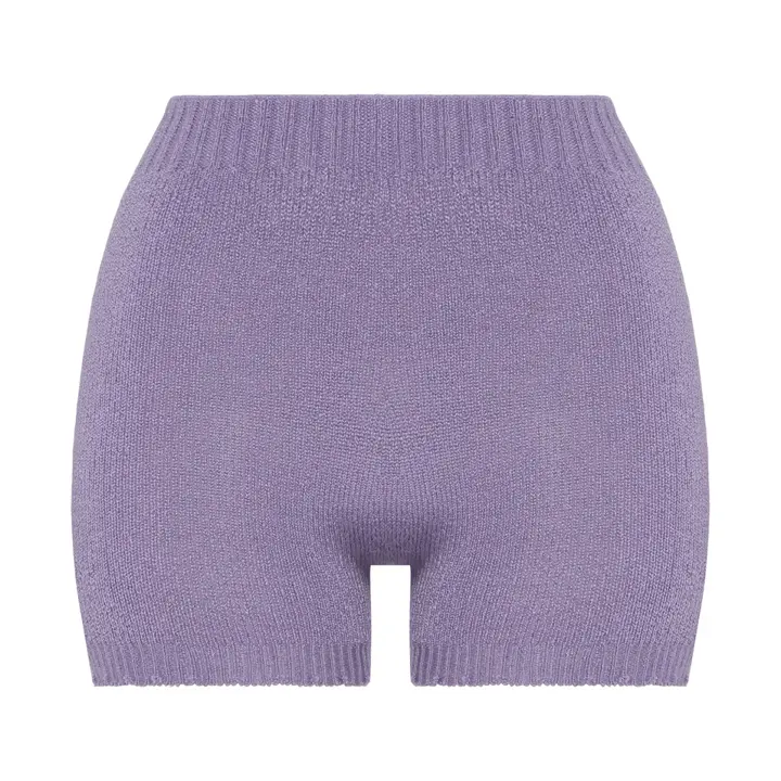 スロギー “ほっ”とアイテム(ミニウォーマー) ニットパンツ, パープル, product image number 0