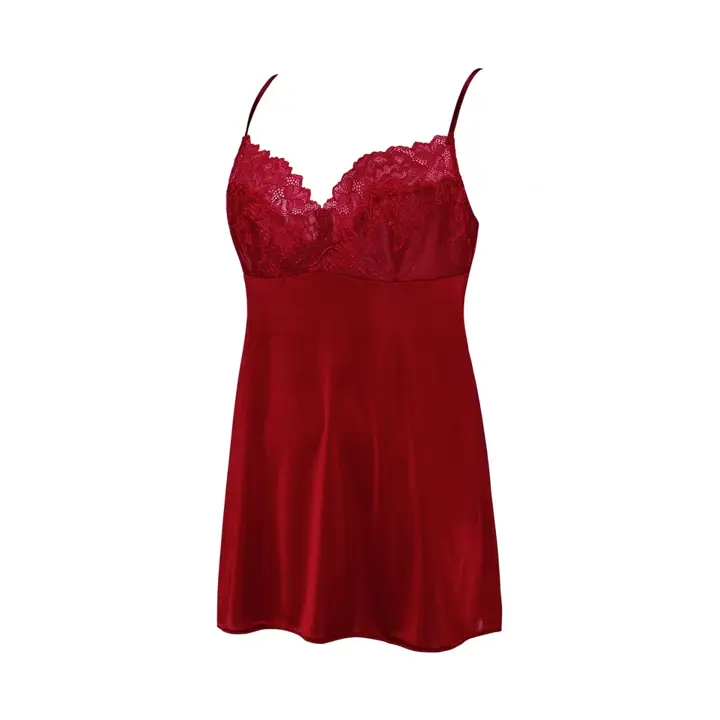 【SALE】レッドレーベル バイ トリンプ0114 ロングキャミソール, レッド, product image number 2