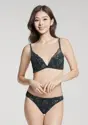 Daily Plus 胸元ぴったりブラ ブラ＆ショーツセット