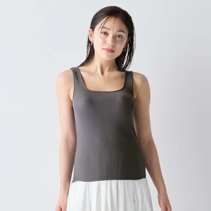 【SALE】袖なしトップ 温調インナー, , model image number 0