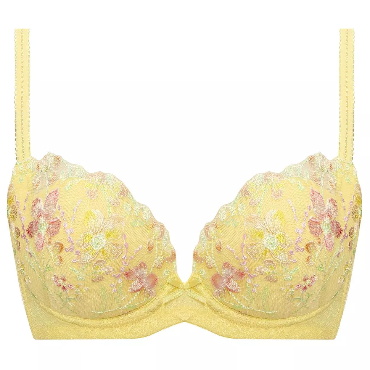 【SALE】天使のブラ(R) スリムライン 極上ライト524 ブラジャー, イエロー, product image number 0