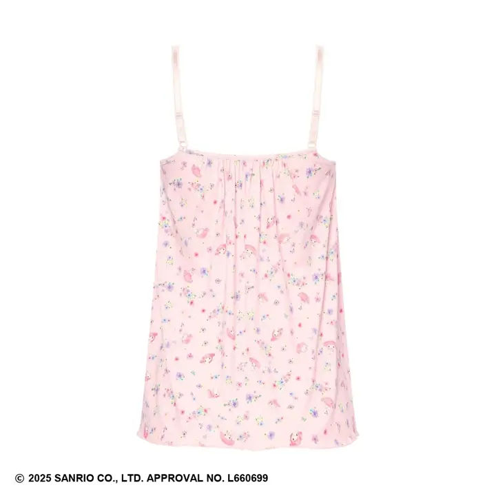カップ付きキャミソール マイメロディ♡クロミ × AMOSTYLE, ピンク, product image number 1