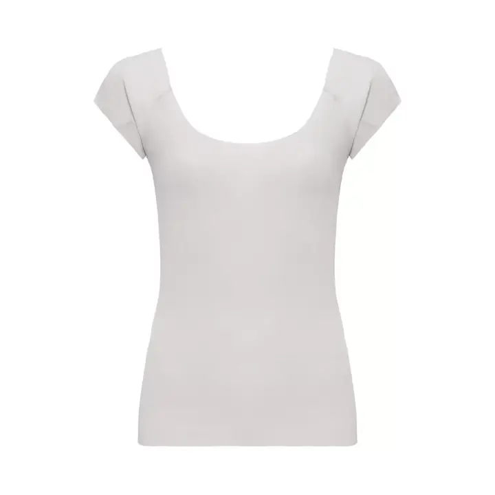 すっきりインナー5340 2分袖トップ【一部カラーSALE】, グレー, product image number 0