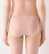 レギュラーショーツ ヒーリングウェーブ, ベージュ, model image number 2