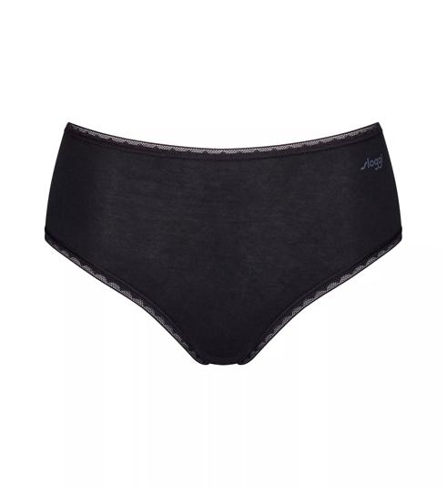 Triumph SLOGGI GO HIGH WAIST 2 PACK - Black - Full Brief