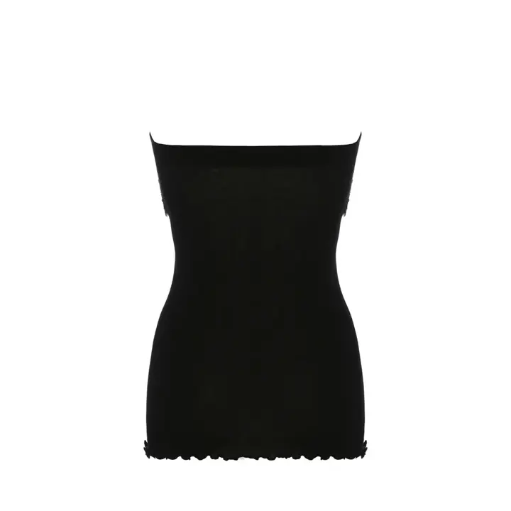 キャミソール 保湿インナー, ブラック, product image number 3