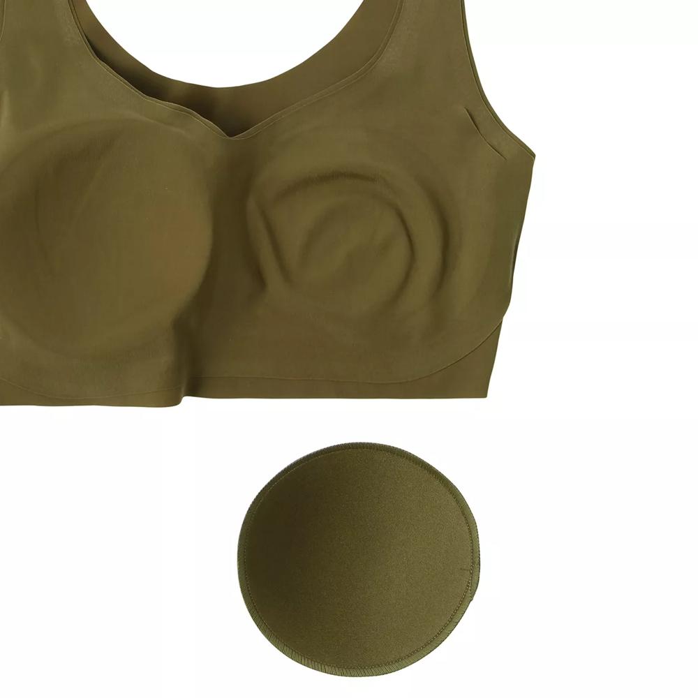 スロギー ゼロ フィール ベーシック 2 ハーフトップ, グリーン, product image number 1