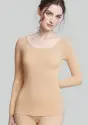 あったかフィットインナー5370 8分袖トップ