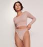 Sloggi SLOGGI EVER INFUSED ALOE CROP TOP LS - Foggy mauve - Bra Top