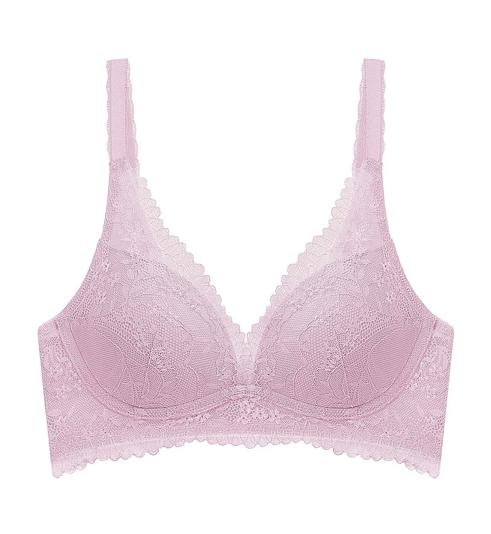 Triumph Áo Lót Tri-Air Lite Delight Không Gọng Mút Nâng Cổ Chữ V - Sea fog - Không gọng