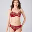 天使のブラ スリムライン644 ブラジャー, レッド, model image number 1