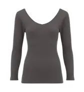 【SALE】7分袖トップ 温調インナー, グリーン, product image number 0