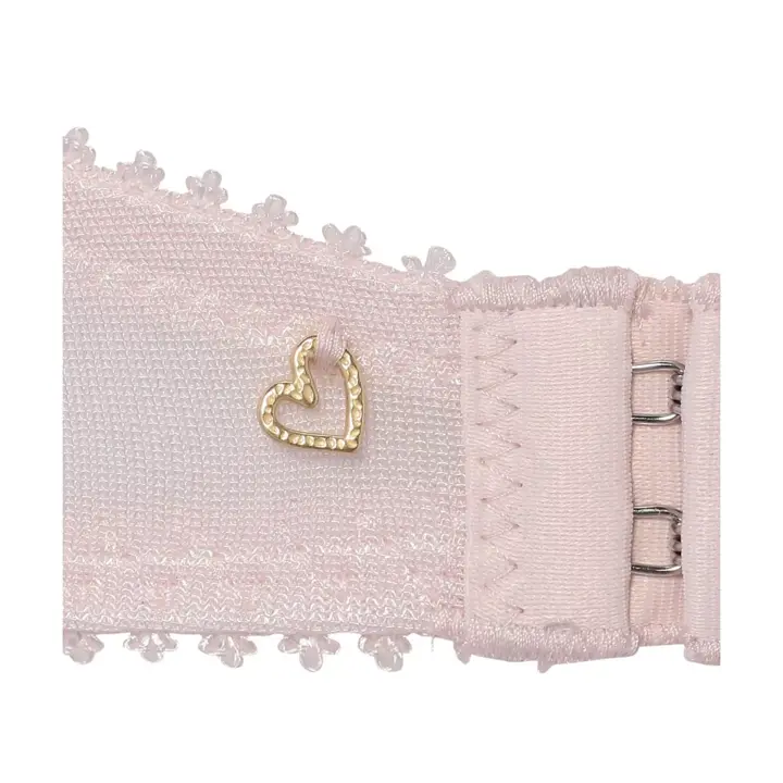 【SALE】チャーミングラマー スリムライン DeepV ブラジャー ヴィンテージベール, ピンク, product image number 1