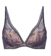 【SALE】雲ふわりブラ ブラジャー メロウボタニカル, グレー, product image number 0