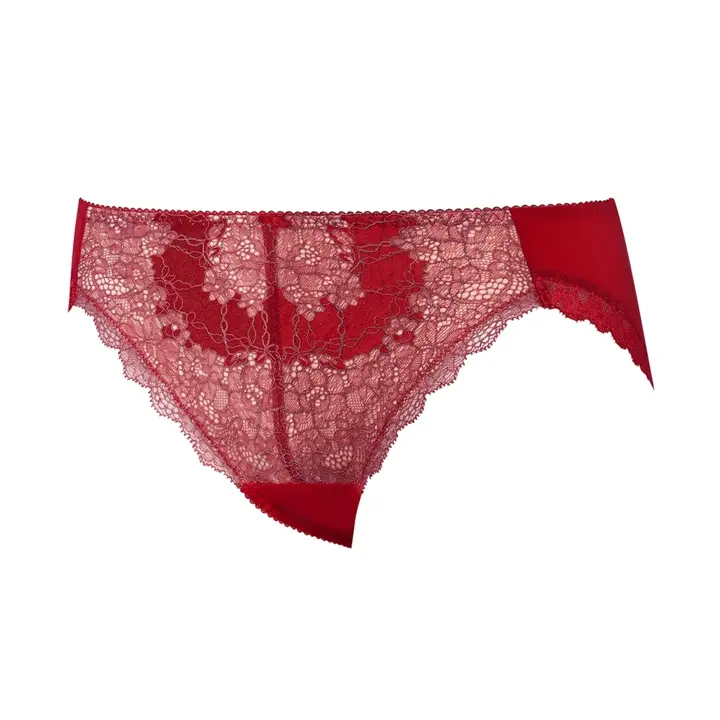 【SALE】天使のブラ スリムライン614 レギュラーショーツ, レッド, product image number 2