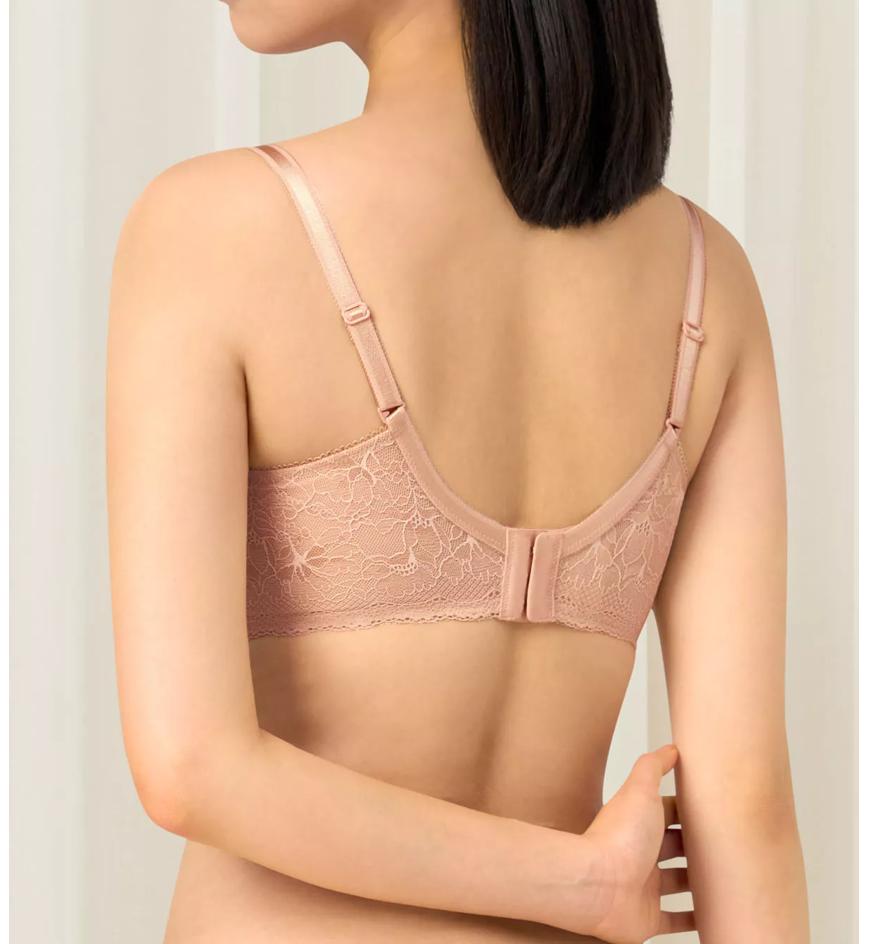 Triumph Natural Elegance Delicate 系列無鋼圈薄襯墊胸圍 - Soft praline - 經典塑型