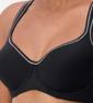 Triumph TRIACTION RACERBACK SPORTS BRA - Black - Wired