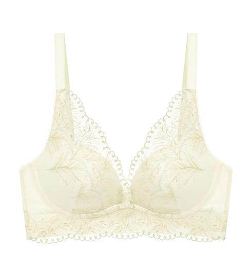 Triumph Áo Lót Aqua Lush Không Gọng Mút Nâng Cổ Chữ V - Vanille - Không gọng