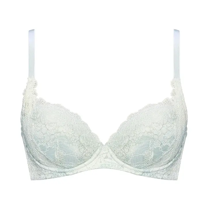 【SALE】天使のブラ スリムライン614 ブラジャー, ブルー, product image number 0